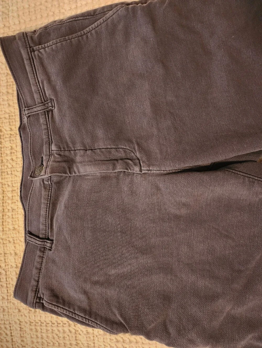 Faherty Men's Casual Dark Gray Chino Shorts NWT Sz 32 Comfort Quiet Luxury